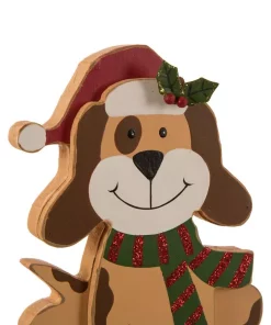 Indoor Christmas Decorations Glitzhome 5.00 In. L X 3.82 In. W X 7.76 In. H Wooden/Metal Cat And Dog Stocking Holder Set Of 2 -Christmas Tree Decorations Shop glitzhome stocking holders 2005000007 4f 1000