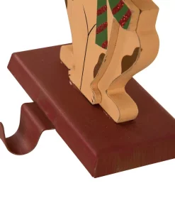 Indoor Christmas Decorations Glitzhome 5.00 In. L X 3.82 In. W X 7.76 In. H Wooden/Metal Cat And Dog Stocking Holder Set Of 2 -Christmas Tree Decorations Shop glitzhome stocking holders 2005000007 76 1000