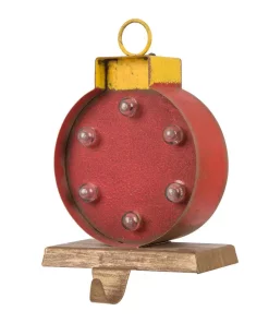 Indoor Christmas Decorations Glitzhome 2-Pack Marquee LED Ornament Stocking Holder -Christmas Tree Decorations Shop glitzhome stocking holders 2005000013 4f 1000