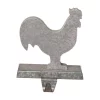 Indoor Christmas Decorations Glitzhome 6.1 In. L Galvanized Metal Cock Stocking Holder