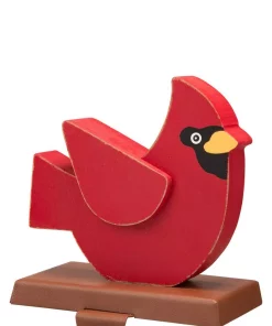 Indoor Christmas Decorations Glitzhome Wooden/Metal Cardinal Stocking Holder (2-Pack) -Christmas Tree Decorations Shop glitzhome stocking holders 2005000020 4f 1000