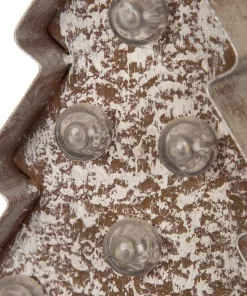 Indoor Christmas Decorations Glitzhome 7.50 In. H Marquee LED Wooden/Metal Christmas Tree Stocking Holder -Christmas Tree Decorations Shop glitzhome stocking holders gh1124202579 4f 1000