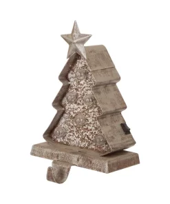 Indoor Christmas Decorations Glitzhome 7.50 In. H Marquee LED Wooden/Metal Christmas Tree Stocking Holder -Christmas Tree Decorations Shop glitzhome stocking holders gh1124202579 76 1000