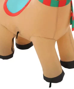 Outdoor Christmas Decorations Home Accents Holiday 3.5 Ft. Pre-Lit Airblown Inflatable Reindeer -Christmas Tree Decorations Shop home accents holiday christmas inflatables 11161 1d 1000