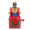 Outdoor Christmas Decorations Home Accents Holiday 5 Ft. Animated Inflatable Bear In Box