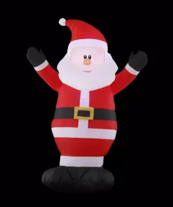 Outdoor Christmas Decorations Home Accents Holiday 3.5 Ft. Pre-Lit Airblown Inflatable Santa -Christmas Tree Decorations Shop home accents holiday christmas inflatables 115634 1f 1000