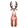 Outdoor Christmas Decorations Home Accents Holiday 6 Ft. Inflatable Reindeer