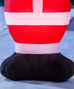 Outdoor Christmas Decorations Home Accents Holiday 3.5 Ft. Inflatable Santa -Christmas Tree Decorations Shop home accents holiday christmas inflatables 117569 1d 1000