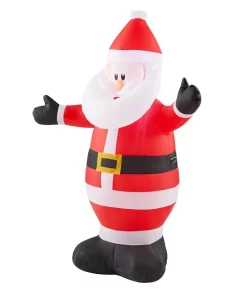Outdoor Christmas Decorations Home Accents Holiday 3.5 Ft. Inflatable Santa -Christmas Tree Decorations Shop home accents holiday christmas inflatables 117569 40 1000
