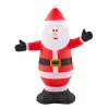 Outdoor Christmas Decorations Home Accents Holiday 3.5 Ft. Inflatable Santa