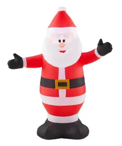 Outdoor Christmas Decorations Home Accents Holiday 3.5 Ft. Inflatable Santa
