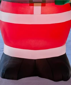 Outdoor Christmas Decorations Home Accents Holiday 6.5 Ft. Inflatable Santa -Christmas Tree Decorations Shop home accents holiday christmas inflatables 117581 1d 1000