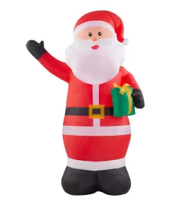 Outdoor Christmas Decorations Home Accents Holiday 6.5 Ft. Inflatable Santa
