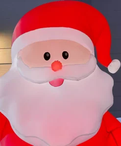 Outdoor Christmas Decorations Home Accents Holiday 6.5 Ft. Inflatable Santa -Christmas Tree Decorations Shop home accents holiday christmas inflatables 117581 a0 1000