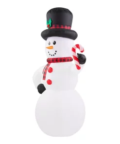Outdoor Christmas Decorations Home Accents Holiday 6.5 Ft. Inflatable Snowman -Christmas Tree Decorations Shop home accents holiday christmas inflatables 117582 40 1000