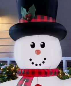 Outdoor Christmas Decorations Home Accents Holiday 6.5 Ft. Inflatable Snowman -Christmas Tree Decorations Shop home accents holiday christmas inflatables 117582 a0 1000