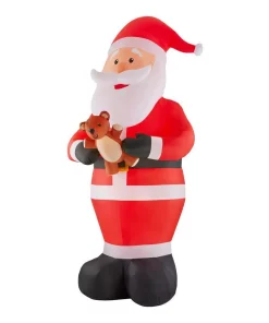 Outdoor Christmas Decorations Home Accents Holiday 12 Ft. Giant Inflatable Santa With LED Lights -Christmas Tree Decorations Shop home accents holiday christmas inflatables 117585 40 1000