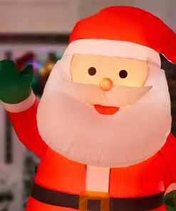 Outdoor Christmas Decorations Home Accents Holiday 12 Ft Giant-Sized LEF Inflatable Merry Christmas Sign Scene -Christmas Tree Decorations Shop home accents holiday christmas inflatables 118734 a0 1000