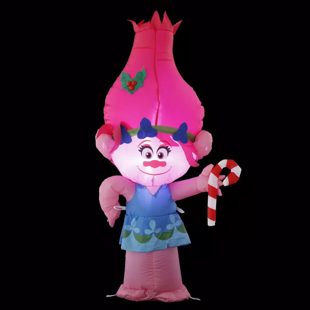 Outdoor Christmas Decorations Home Accents Holiday 21.65 In. W X 12.99 In. D X 42.13 In. H Lighted Inflatable Poppy With Candy Cane 10 Outdoor Christmas Decorations Home Accents Holiday 21.65 In. W X 12.99 In. D X 42.13 In. H Lighted Inflatable Poppy With Candy Cane - Image 10