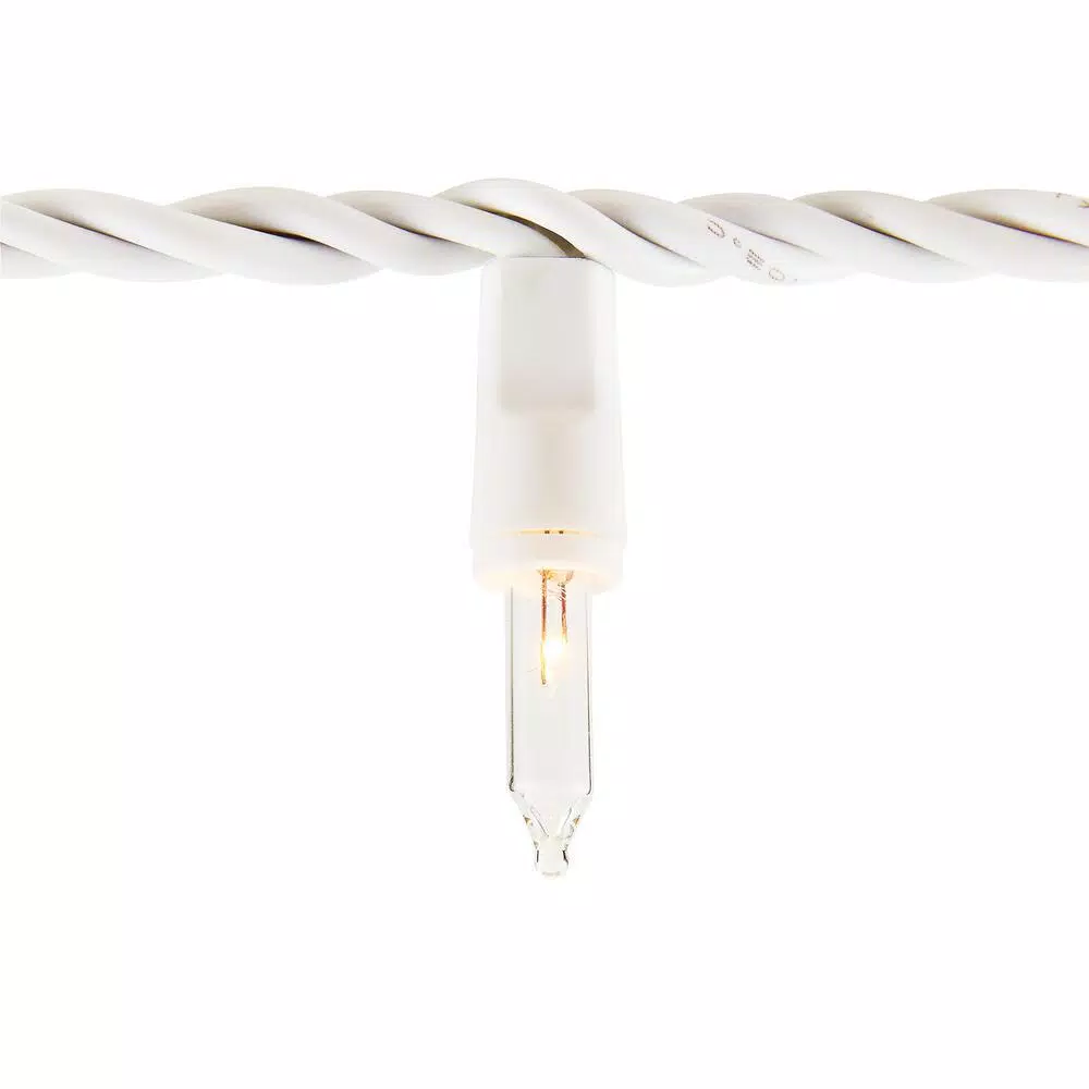 Christmas Lights Home Accents Holiday 150-Light Clear String-to-String White Wire Light Set 3 Christmas Lights Home Accents Holiday 150-Light Clear String-to-String White Wire Light Set - Image 3