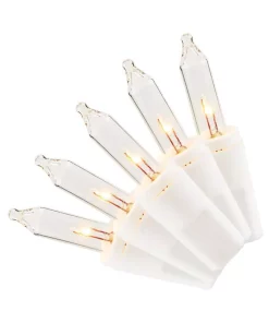 Christmas Lights Home Accents Holiday 150-Light Clear String-to-String White Wire Light Set
