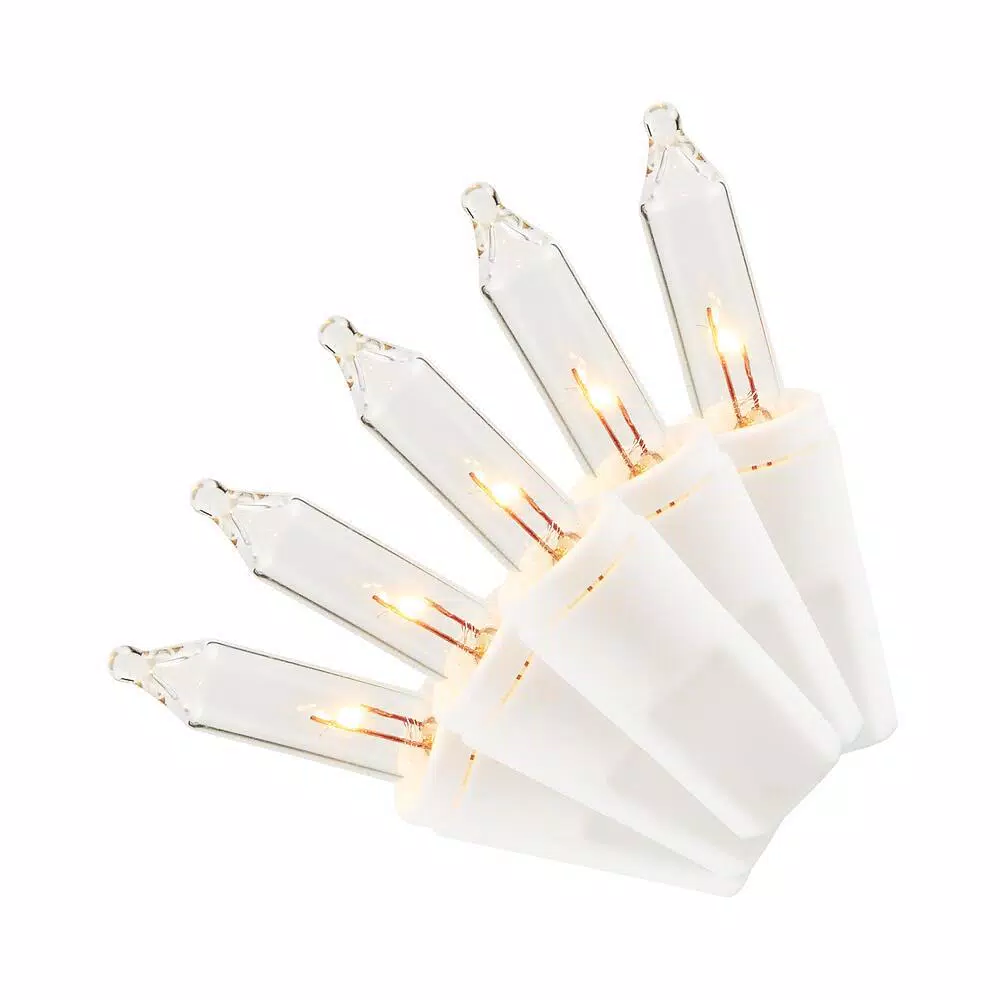 Christmas Lights Home Accents Holiday 150-Light Clear String-to-String White Wire Light Set 1 Christmas Lights Home Accents Holiday 150-Light Clear String-to-String White Wire Light Set