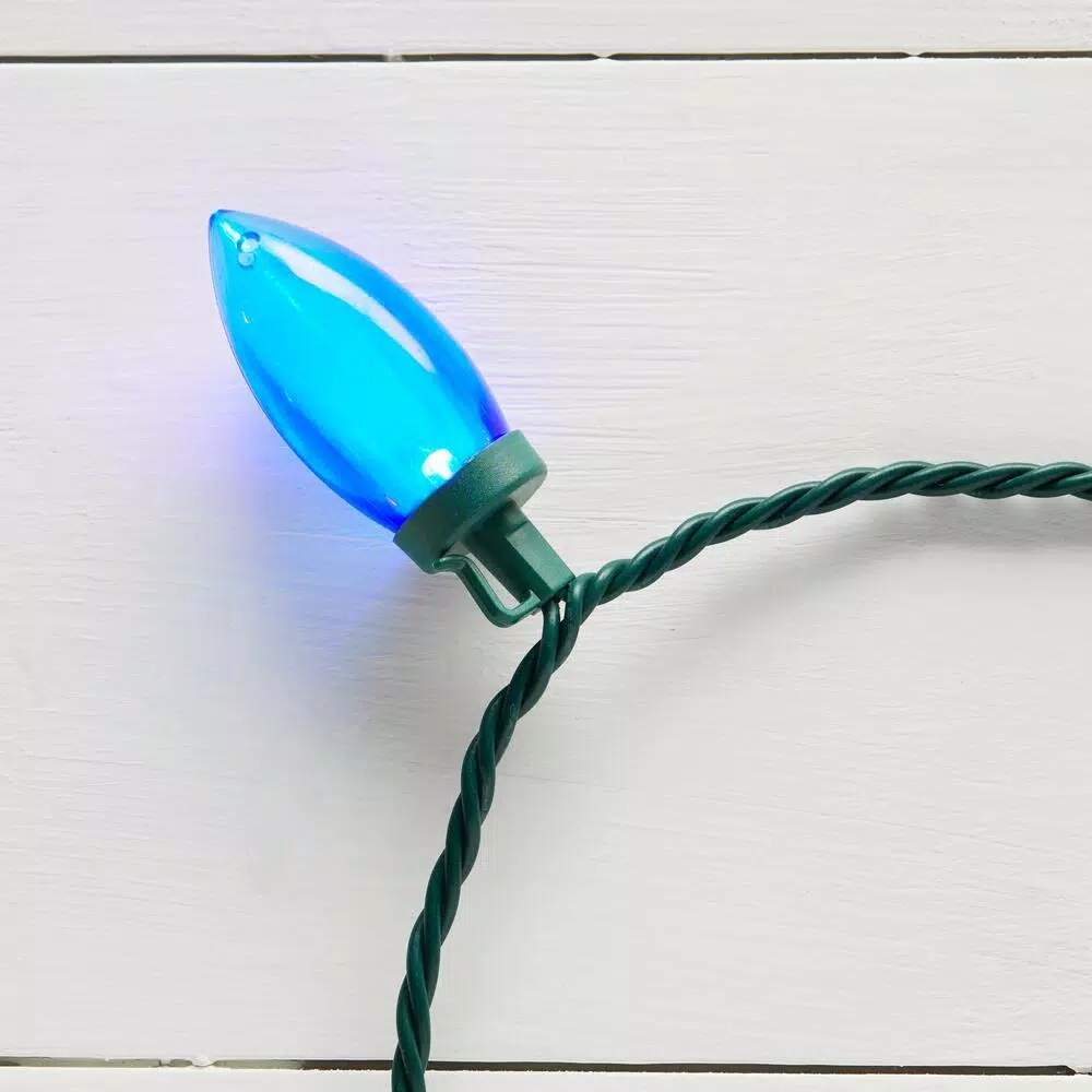 Christmas Lights Home Accents Holiday 100-Light LED Smooth C9 Multi-Spool Super Bright 4 Christmas Lights Home Accents Holiday 100-Light LED Smooth C9 Multi-Spool Super Bright - Image 4