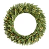 Christmas Greenery Home Accents Holiday 30 In. Mayfield Prelit LED Artificial Christmas Wreath With 35 Warm White Micro Dot Light