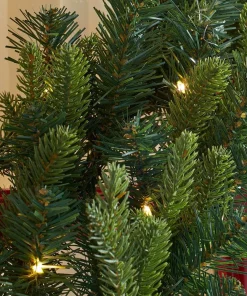 Christmas Greenery Home Accents Holiday 30 In. Mayfield Prelit LED Artificial Christmas Wreath With 35 Warm White Micro Dot Light -Christmas Tree Decorations Shop home accents holiday christmas wreaths seyi010060th1 66 1000