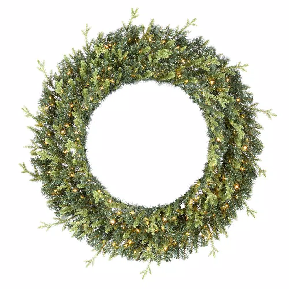Christmas Greenery Home Accents Holiday 48 In. Jackson Prelit Led Artificial Wreath With 200-Low Voltage LED Micro Dot Lights 1 Christmas Greenery Home Accents Holiday 48 In. Jackson Prelit Led Artificial Wreath With 200-Low Voltage LED Micro Dot Lights