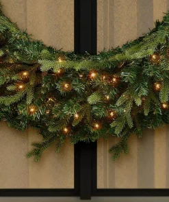 Christmas Greenery Home Accents Holiday 48 In. Jackson Prelit Led Artificial Wreath With 200-Low Voltage LED Micro Dot Lights 9 Christmas Greenery Home Accents Holiday 48 In. Jackson Prelit Led Artificial Wreath With 200-Low Voltage LED Micro Dot Lights -Christmas Tree Decorations Shop home accents holiday christmas wreaths seyi710009t61 66 1000