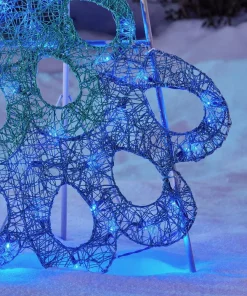 Outdoor Christmas Decorations Home Accents Holiday 70 In 120-Light LED Blue Peacocl -Christmas Tree Decorations Shop home accents holiday christmas yard decorations ty005 2011 1d 1000