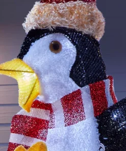 Outdoor Christmas Decorations Home Accents Holiday 4 Ft LED Penguin And Skating Snowman -Christmas Tree Decorations Shop home accents holiday christmas yard decorations ty151 2011 4 1d 1000