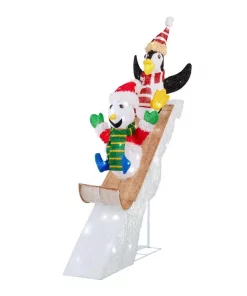 Outdoor Christmas Decorations Home Accents Holiday 4 Ft LED Penguin And Skating Snowman -Christmas Tree Decorations Shop home accents holiday christmas yard decorations ty151 2011 4 a0 1000