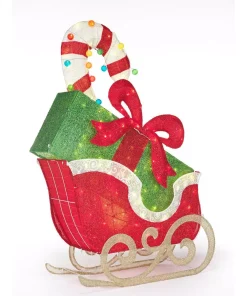 Outdoor Christmas Decorations Home Accents Holiday 61 In Cool White 120-Light LED Sleigh With Presents -Christmas Tree Decorations Shop home accents holiday christmas yard decorations ty183 1914 1 a0 1000