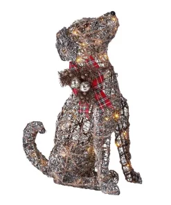 Outdoor Christmas Decorations Home Accents Holiday 2.5 Ft Meadow Frost Brown LED Dog -Christmas Tree Decorations Shop home accents holiday christmas yard decorations ty321 1711 2 40 1000