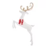 Outdoor Christmas Decorations Home Accents Holiday 84 In. Warm White 240-Light LED White Jumping Deer