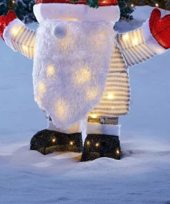 Outdoor Christmas Decorations Home Accents Holiday 3 Ft. Yuletide Lane LED Large Christmas Gnome -Christmas Tree Decorations Shop home accents holiday christmas yard decorations ty447 2014 1d 1000