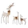 Outdoor Christmas Decorations Home Accents Holiday Sweet Serenity 63 In. Deer, 36 In. Doe And 28 In. Fawn Pre-Lit LED Yard Decor Set