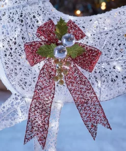 Outdoor Christmas Decorations Home Accents Holiday 3-Piece Fantasleigh Outdoor Christmas Deer Family With LED Cool White Lights -Christmas Tree Decorations Shop home accents holiday christmas yard decorations ty594 2014 66 1000