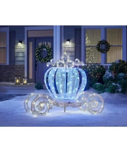 Outdoor Christmas Decorations Home Accents Holiday 4 Ft. LED Twinkling Carriage -Christmas Tree Decorations Shop home accents holiday christmas yard decorations ty721 1614 40 1000