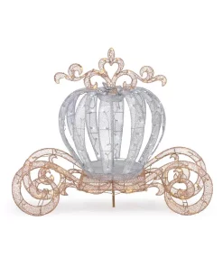 Outdoor Christmas Decorations Home Accents Holiday 4 Ft. LED Twinkling Carriage