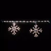 Christmas Lights HOLIDYNAMICS HOLIDAY LIGHTING SOLUTIONS 70-Count Classic White Christmas Roofline Decor LED Blizzard Artisticks (Set Of 2)