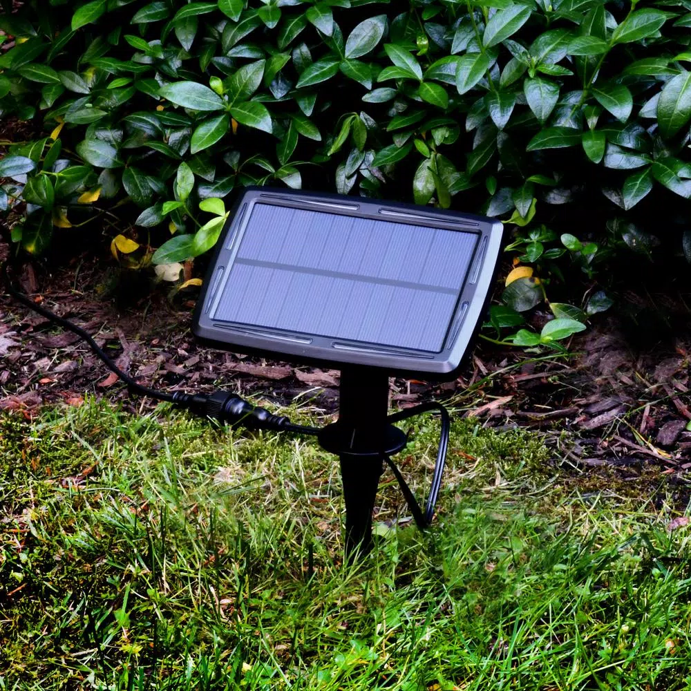 Christmas Lights LUMABASE 2.5 In. Round Solar Pathway Color Changing String Lights (8-Light) 5 Christmas Lights LUMABASE 2.5 In. Round Solar Pathway Color Changing String Lights (8-Light) - Image 5