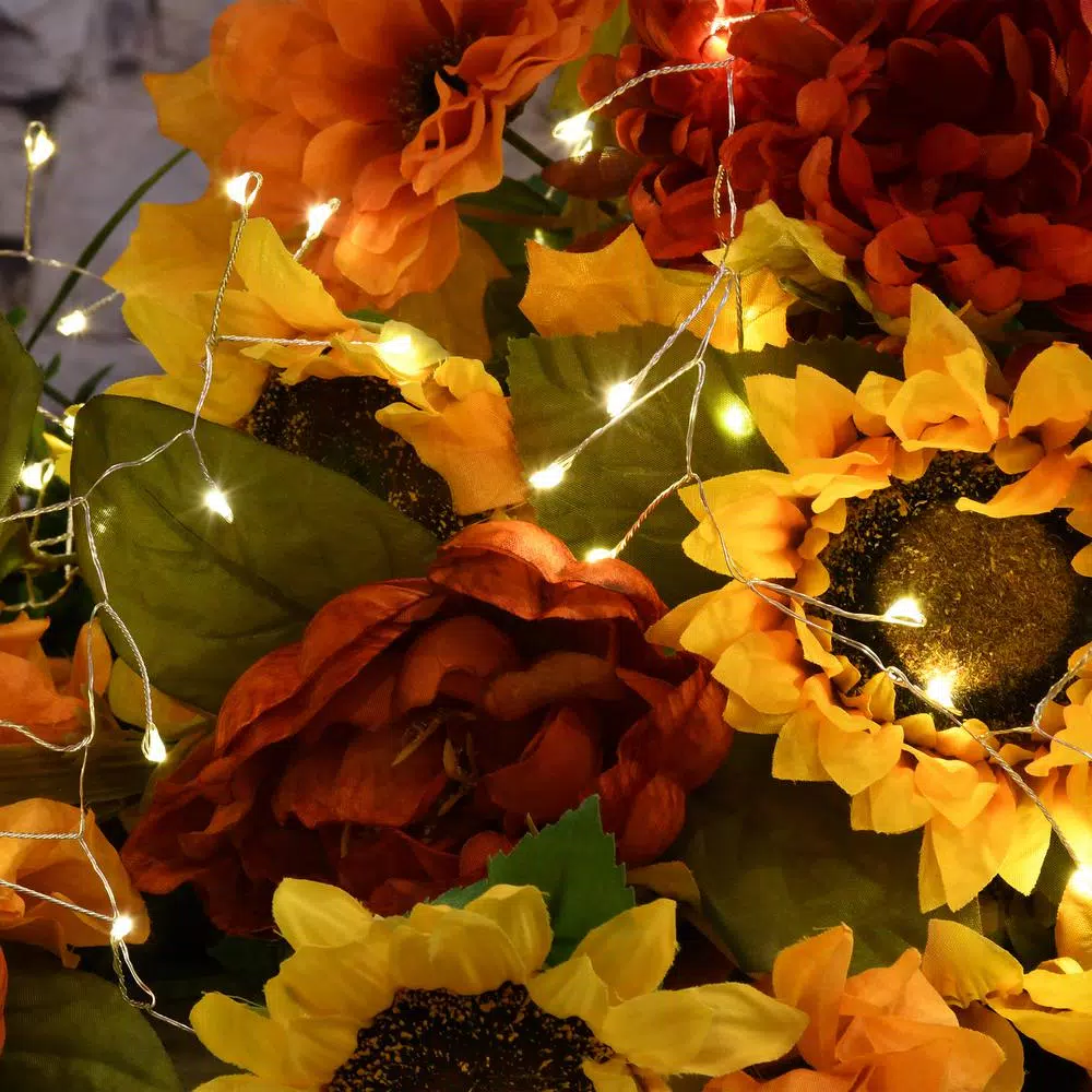 Christmas Lights LUMABASE 5 Ft. 100-Light LED White Firecracker String Lights With Silver Cord (2-Pack) 4 Christmas Lights LUMABASE 5 Ft. 100-Light LED White Firecracker String Lights With Silver Cord (2-Pack) - Image 4