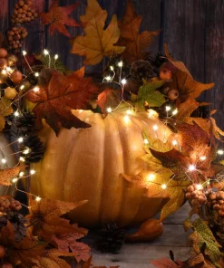 Christmas Lights LUMABASE 5 Ft. 100-Light LED White Firecracker String Lights With Silver Cord (2-Pack) 10 Christmas Lights LUMABASE 5 Ft. 100-Light LED White Firecracker String Lights With Silver Cord (2-Pack) -Christmas Tree Decorations Shop lumabase christmas novelty lights 65002 c3 1000