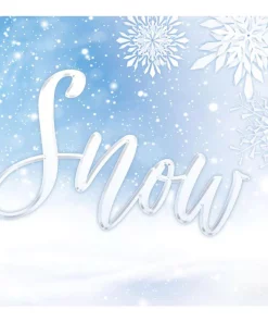 Outdoor Christmas Decorations My Door Decor 7 Ft. X 8 Ft. Let It Snow-Christmas Garage Door Decor Mural For Split Car Garage -Christmas Tree Decorations Shop my door decor christmas flags 285901xmas 027 1f 1000