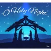 Outdoor Christmas Decorations My Door Decor 7 Ft. X 8 Ft. Nativity Scene O’Holy Night-Christmas Garage Door Decor Mural For Single Car Garage