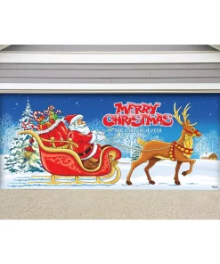 Outdoor Christmas Decorations My Door Decor 7 Ft. X 16 Ft. Santa’s Sleigh Ride-Christmas Garage Door Decor Mural For Double Car Garage 6 Outdoor Christmas Decorations My Door Decor 7 Ft. X 16 Ft. Santa’s Sleigh Ride-Christmas Garage Door Decor Mural For Double Car Garage -Christmas Tree Decorations Shop my door decor christmas flags 285905xmas 005 4f 1000