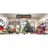 Outdoor Christmas Decorations My Door Decor 7 Ft. X 16 Ft. Santa’s Workshop Christmas Garage Door Decor Mural For Double Car Garage